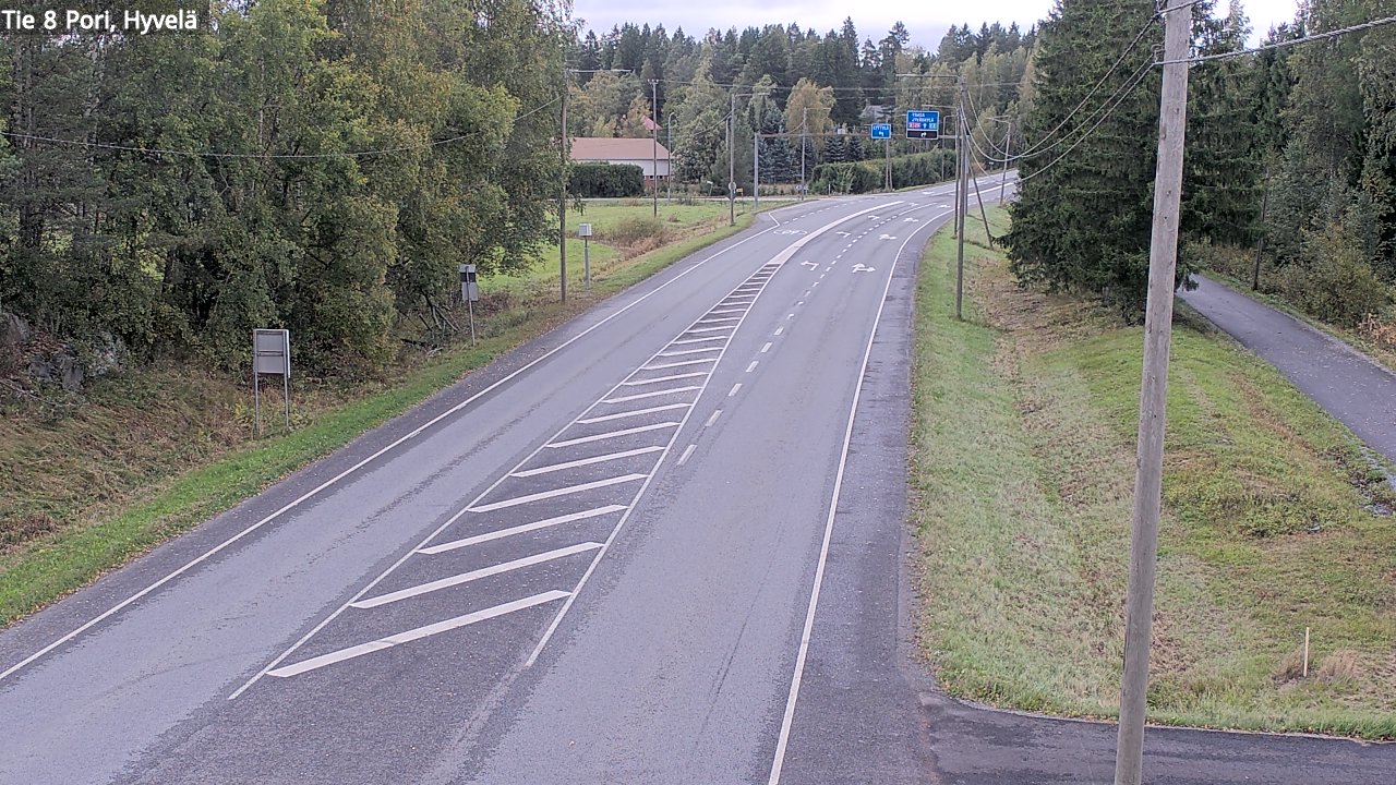 Kelikamerat Kuva Tie 8 Pori, Hyvelä, Pori, Satakunta