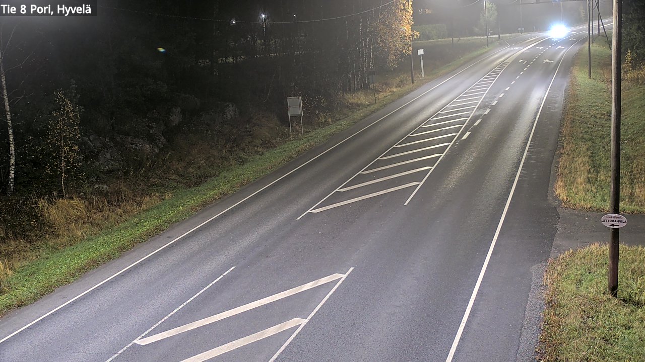 Kelikamerat Kuva Tie 8 Pori, Hyvelä, Pori, Satakunta