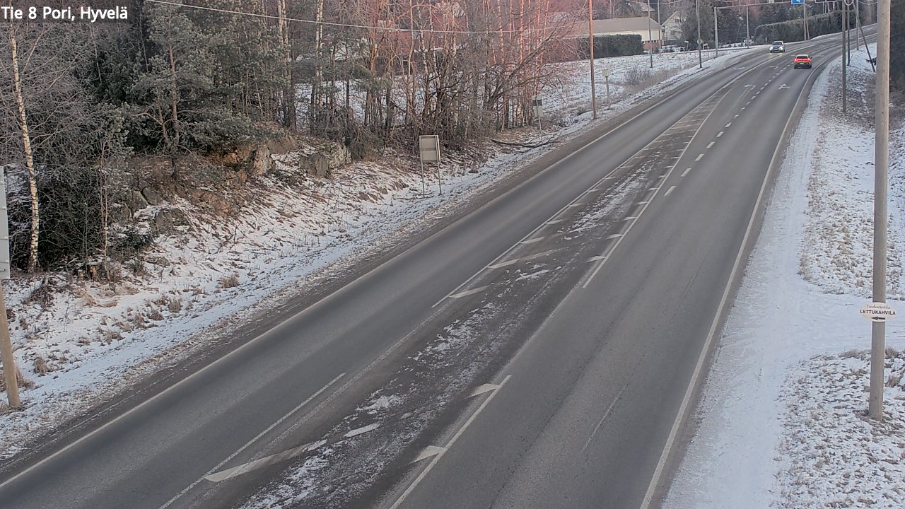 Kelikamerat Kuva Tie 8 Pori, Hyvelä, Pori, Satakunta