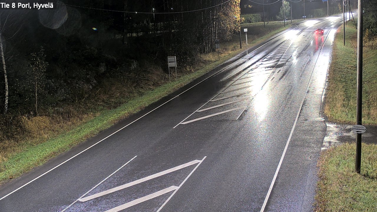 Kelikamerat Kuva Tie 8 Pori, Hyvelä, Pori, Satakunta