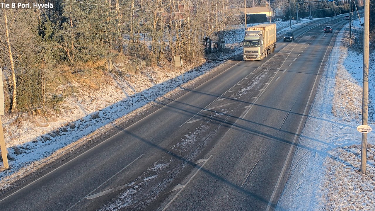 Kelikamerat Kuva Tie 8 Pori, Hyvelä, Pori, Satakunta