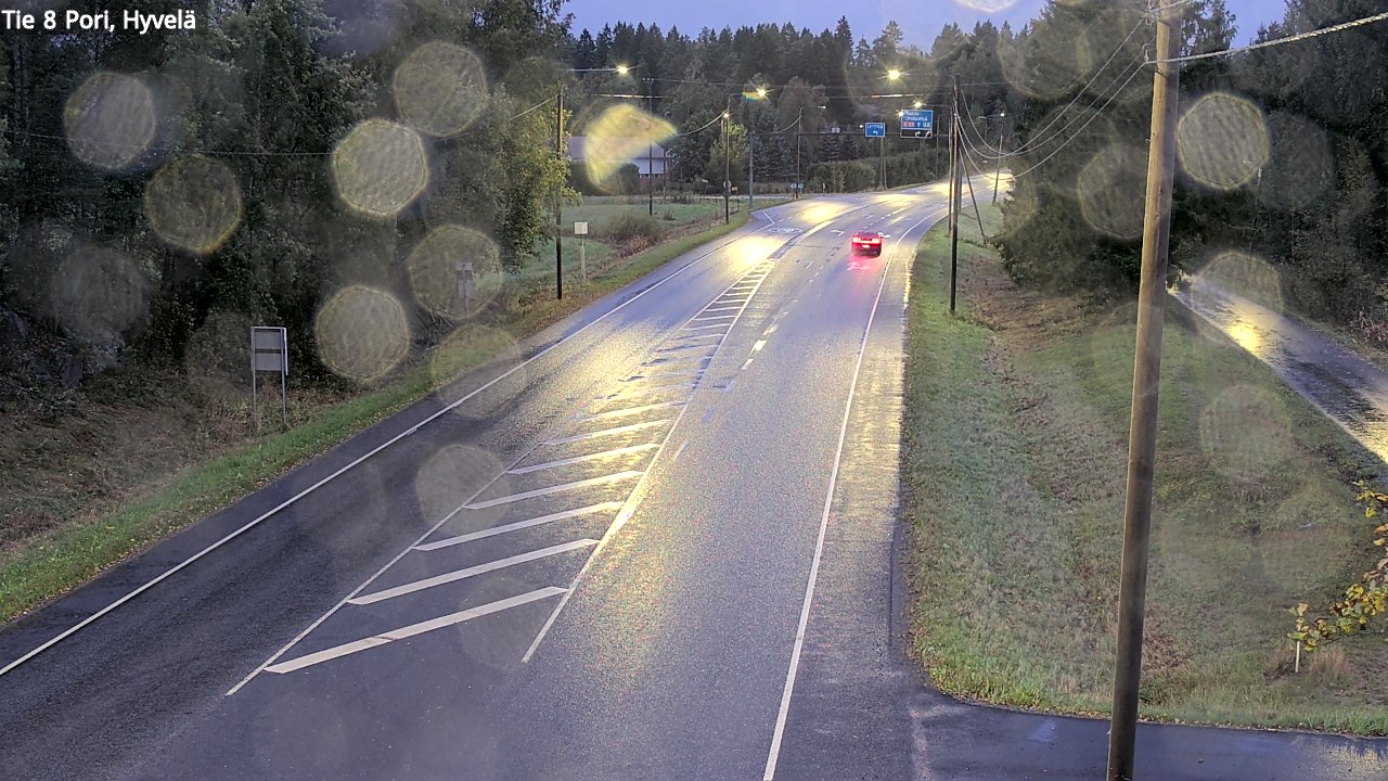 Kelikamerat Kuva Tie 8 Pori, Hyvelä, Pori, Satakunta