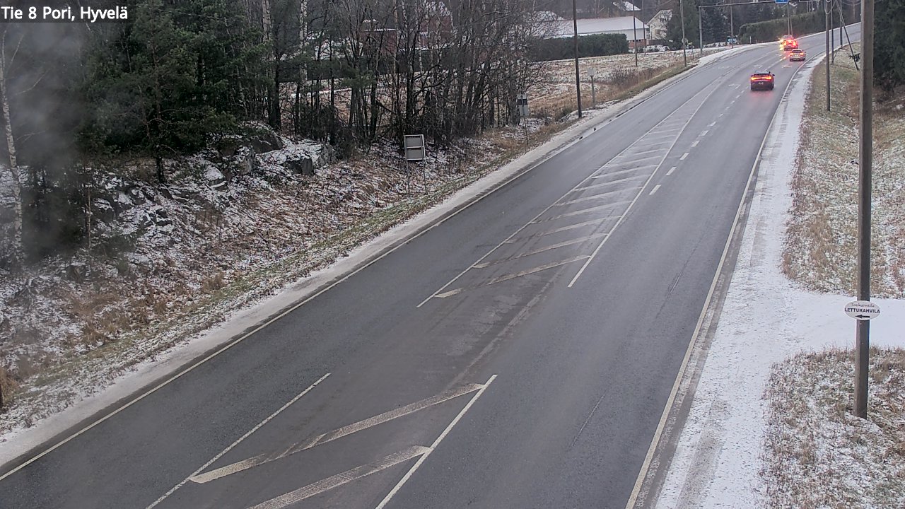 Kelikamerat Kuva Tie 8 Pori, Hyvelä, Pori, Satakunta