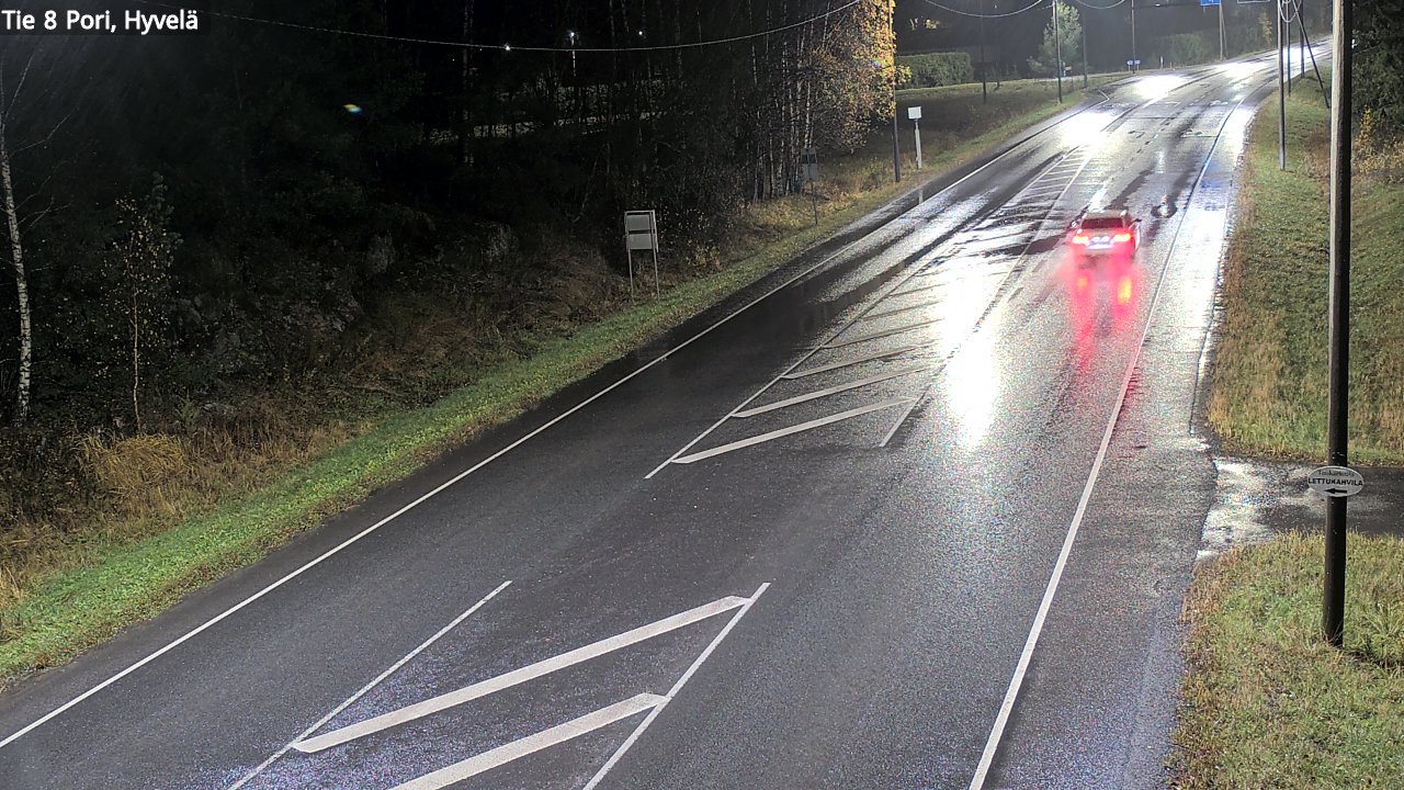 Kelikamerat Kuva Tie 8 Pori, Hyvelä, Pori, Satakunta