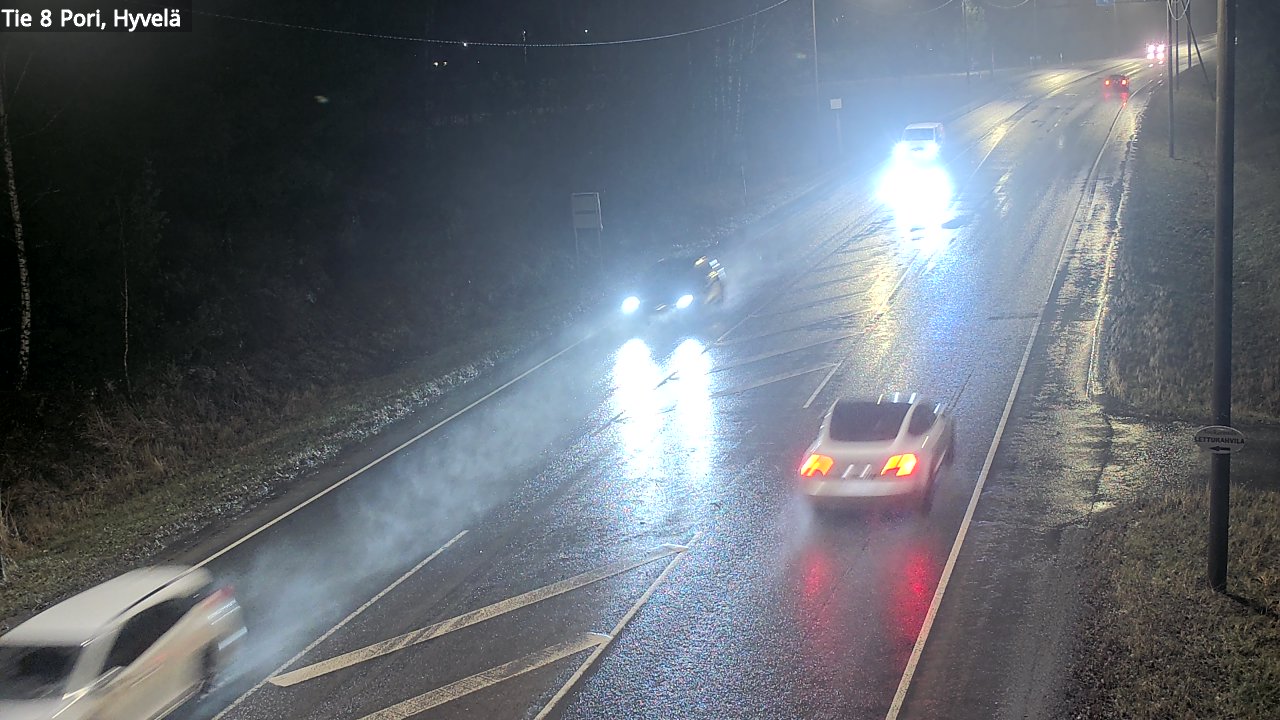 Kelikamerat Kuva Tie 8 Pori, Hyvelä, Pori, Satakunta