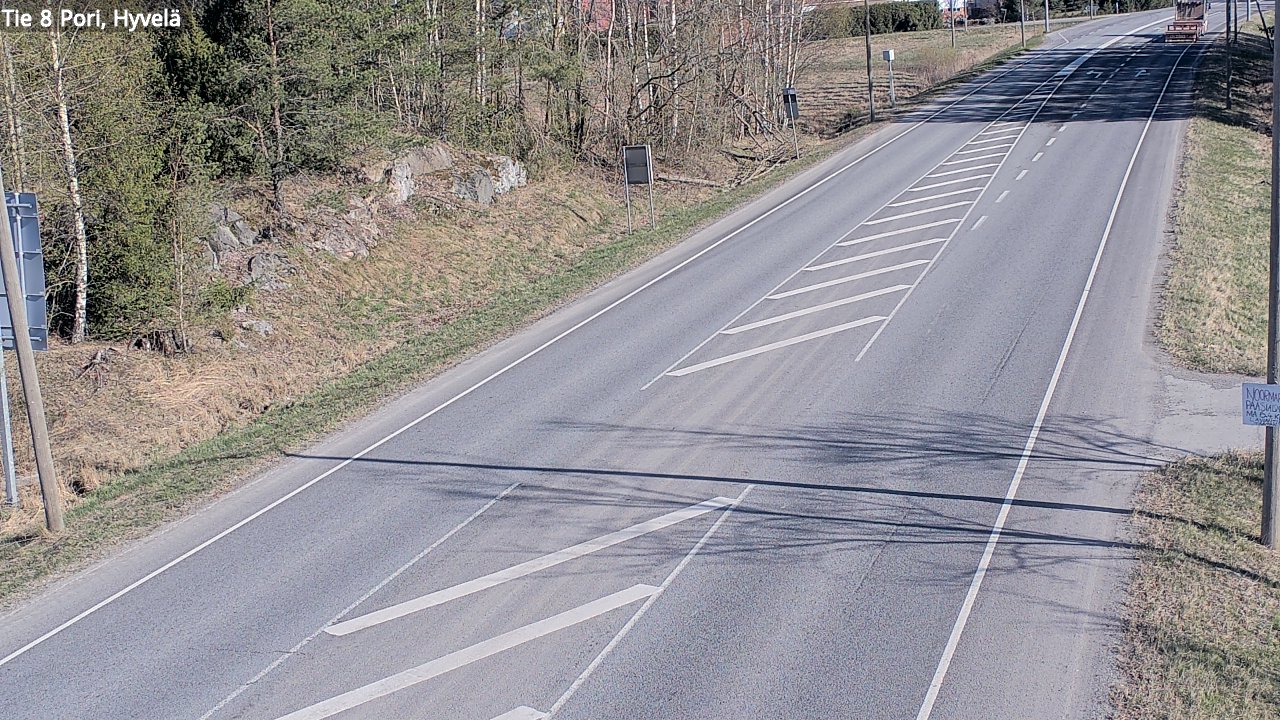 Weather Camera Image Väg 8 Björneborg, Hjulböle, Pori, Satakunta