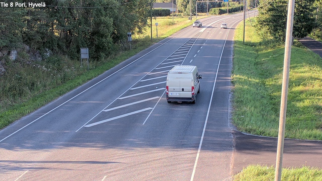 Kelikamerat Kuva Tie 8 Pori, Hyvelä, Pori, Satakunta