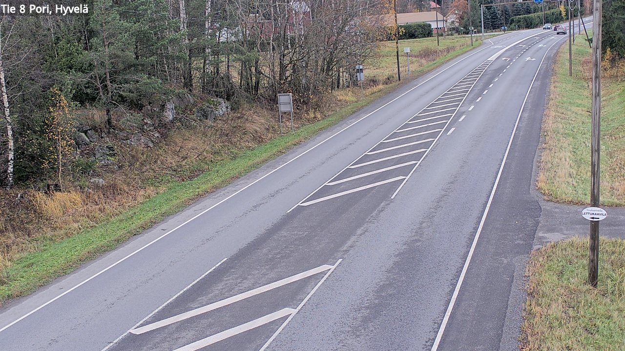 Kelikamerat Kuva Tie 8 Pori, Hyvelä, Pori, Satakunta