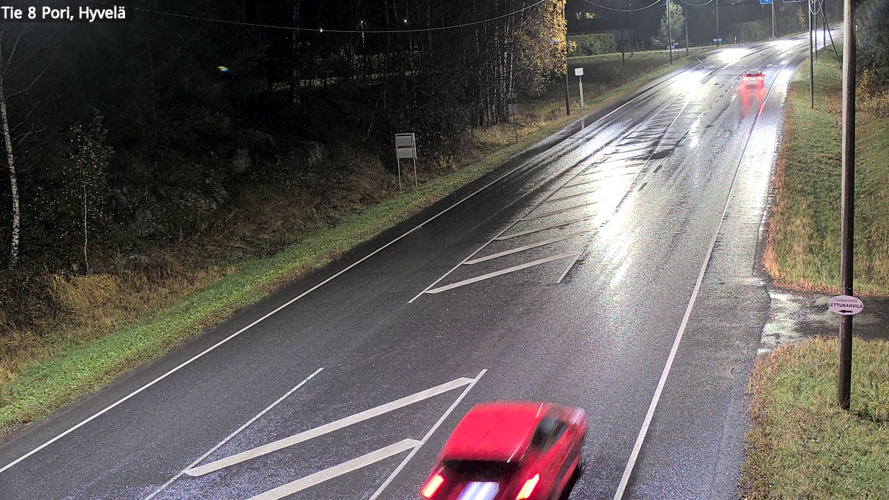 Kelikamerat Kuva Tie 8 Pori, Hyvelä, Pori, Satakunta