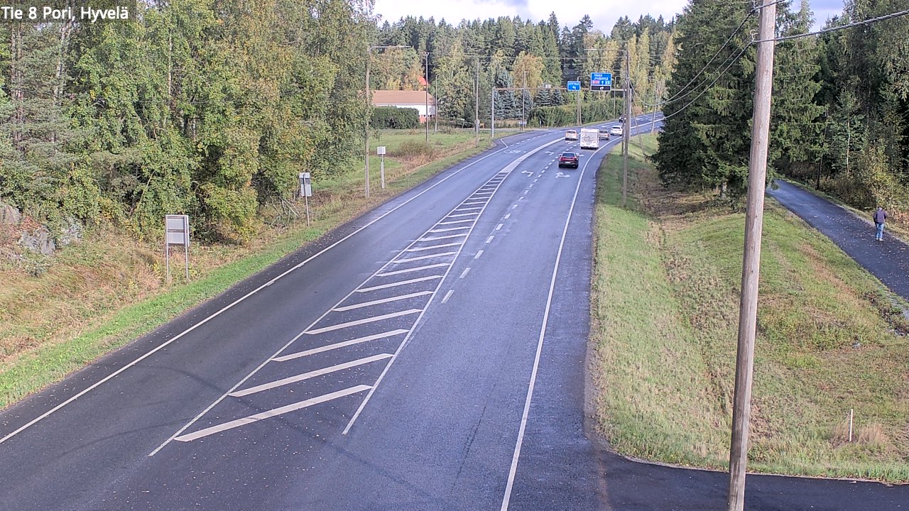 Kelikamerat Kuva Tie 8 Pori, Hyvelä, Pori, Satakunta