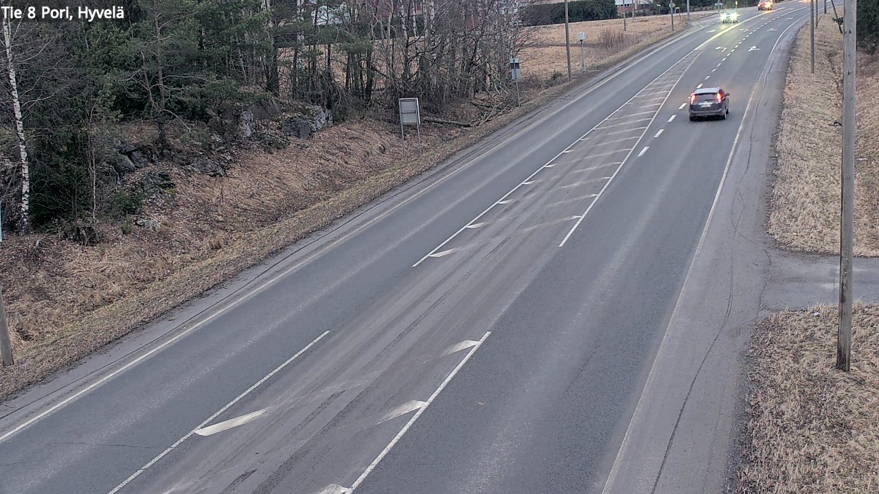 Kelikamerat Kuva Tie 8 Pori, Hyvelä, Pori, Satakunta