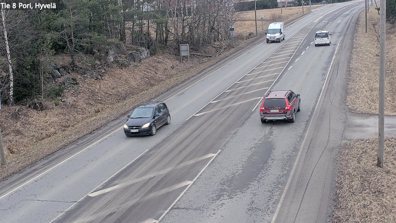 Weather Camera Image Väg 8 Björneborg, Hjulböle, Pori, Satakunta