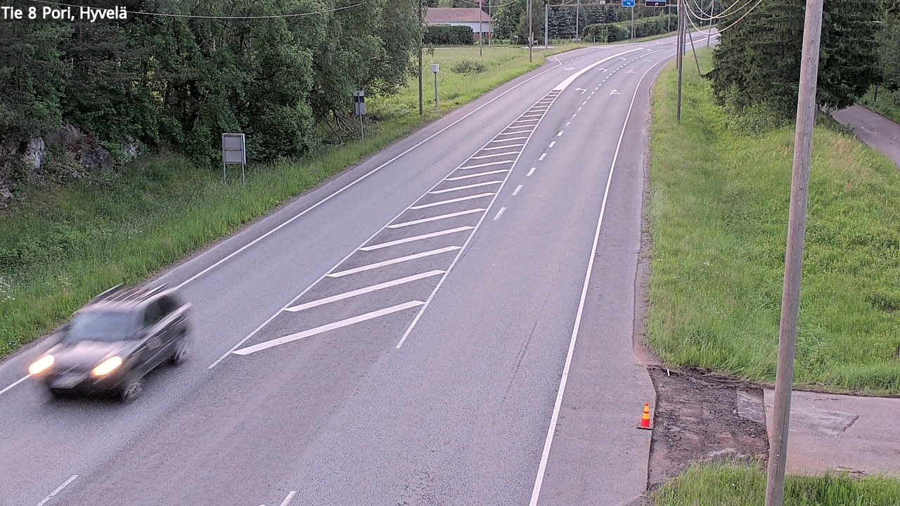 Kelikamerat Kuva Tie 8 Pori, Hyvelä, Pori, Satakunta