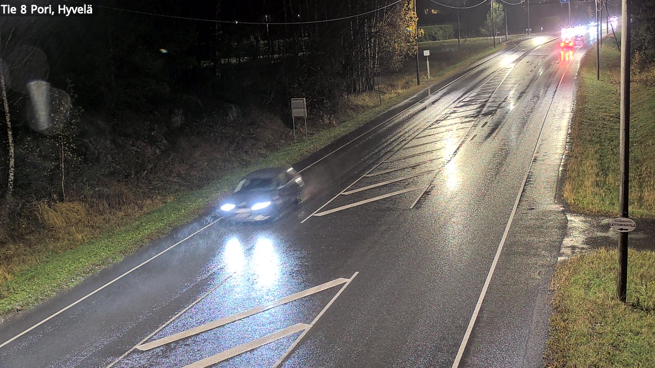 Kelikamerat Kuva Tie 8 Pori, Hyvelä, Pori, Satakunta