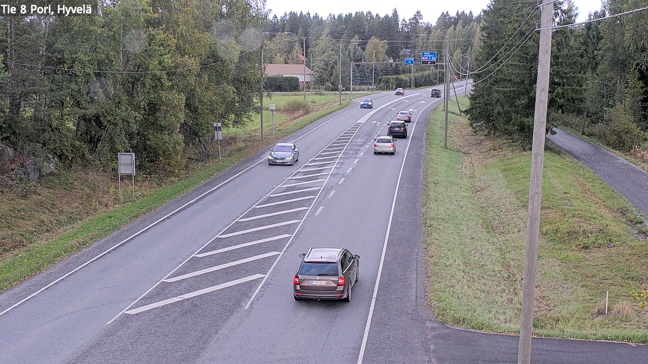 Kelikamerat Kuva Tie 8 Pori, Hyvelä, Pori, Satakunta
