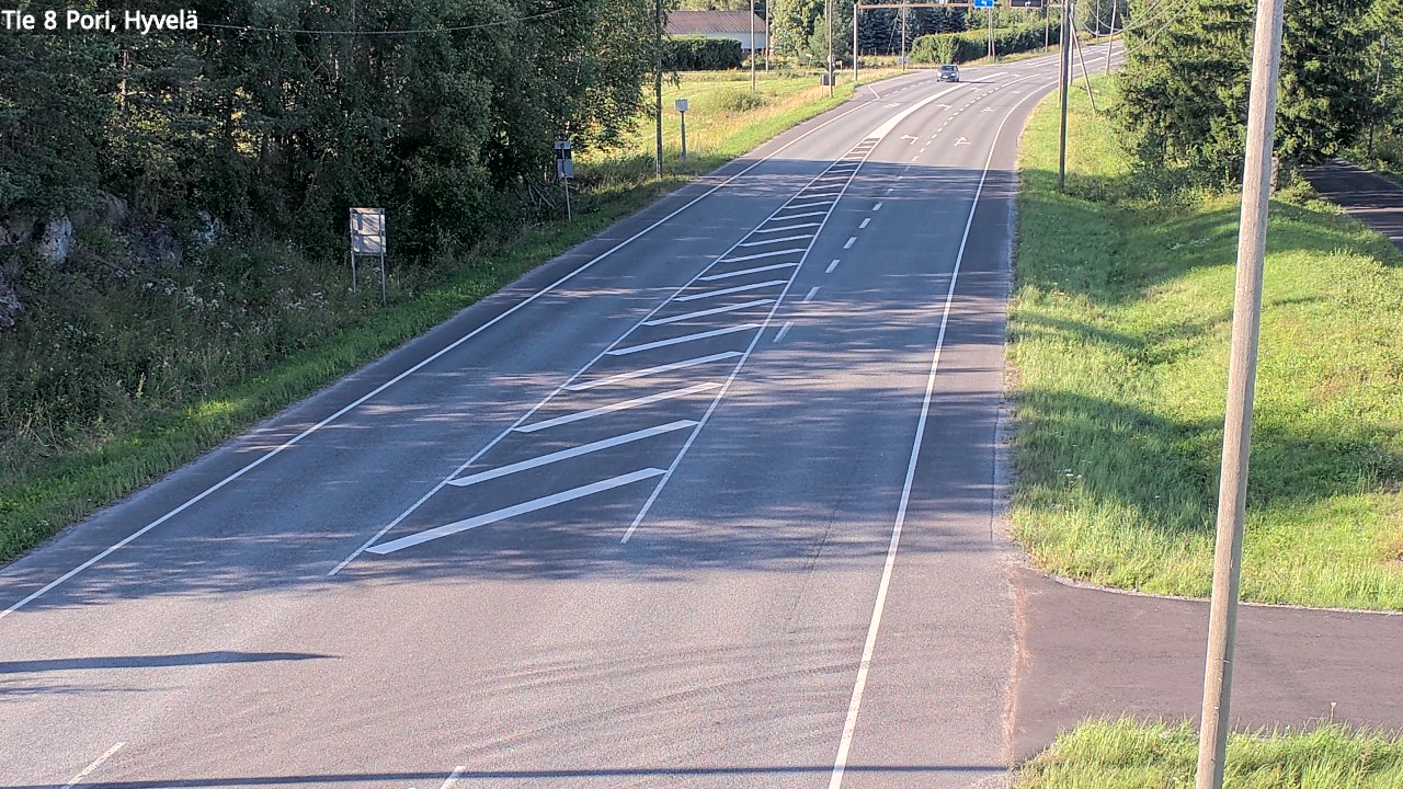 Kelikamerat Kuva Tie 8 Pori, Hyvelä, Pori, Satakunta