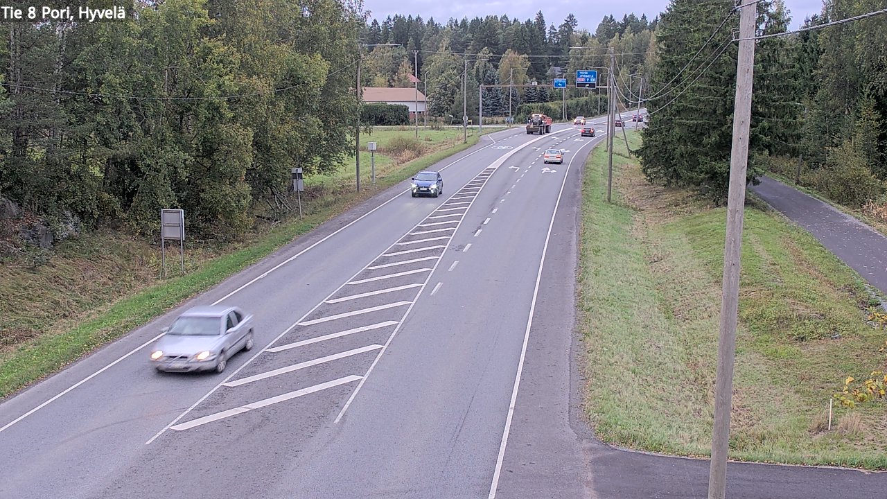 Kelikamerat Kuva Tie 8 Pori, Hyvelä, Pori, Satakunta