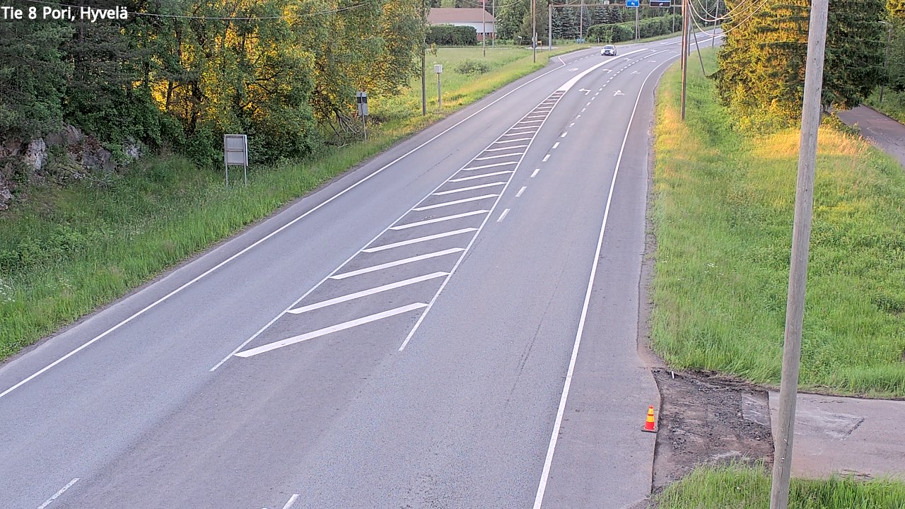 Kelikamerat Kuva Tie 8 Pori, Hyvelä, Pori, Satakunta