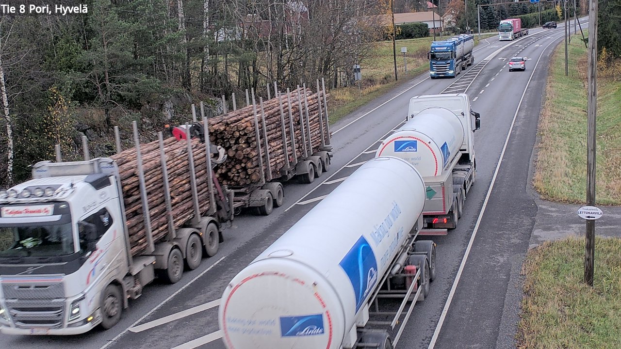 Kelikamerat Kuva Tie 8 Pori, Hyvelä, Pori, Satakunta