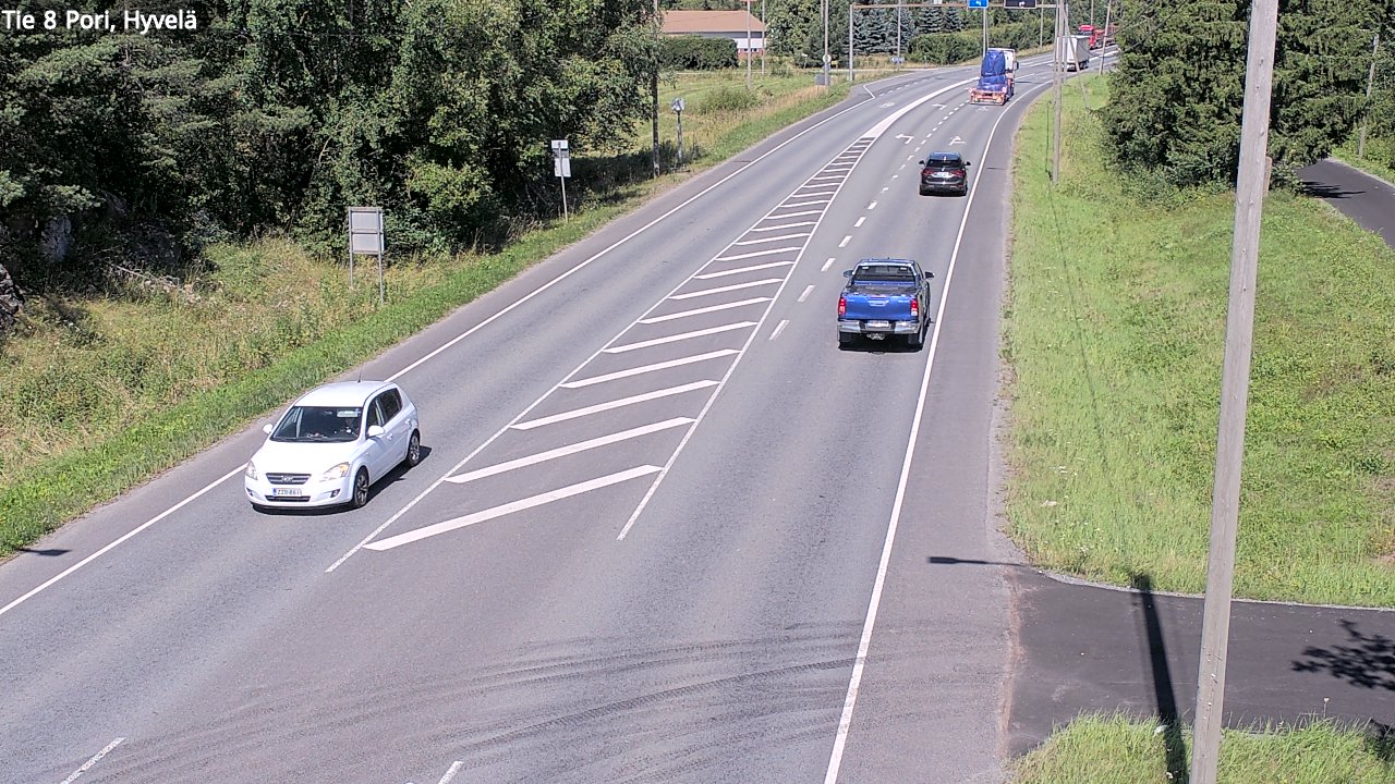 Kelikamerat Kuva Tie 8 Pori, Hyvelä, Pori, Satakunta