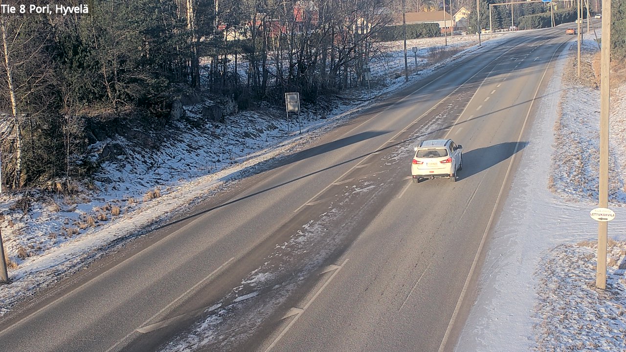 Kelikamerat Kuva Tie 8 Pori, Hyvelä, Pori, Satakunta