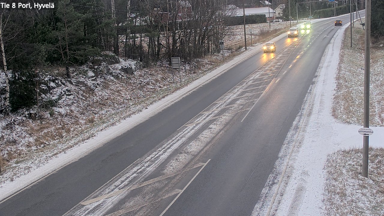 Kelikamerat Kuva Tie 8 Pori, Hyvelä, Pori, Satakunta