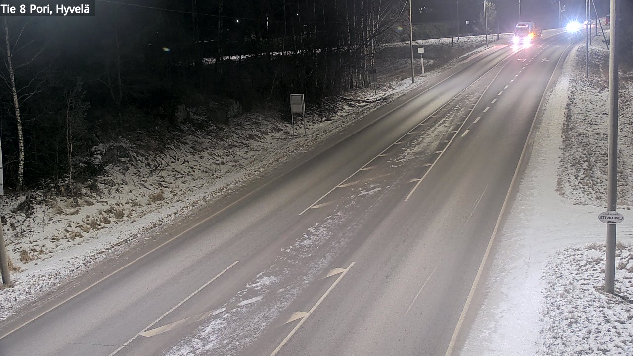 Kelikamerat Kuva Tie 8 Pori, Hyvelä, Pori, Satakunta