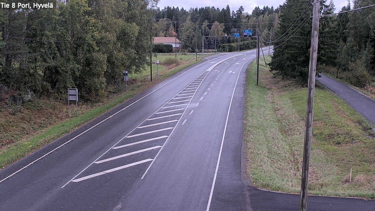 Kelikamerat Kuva Tie 8 Pori, Hyvelä, Pori, Satakunta