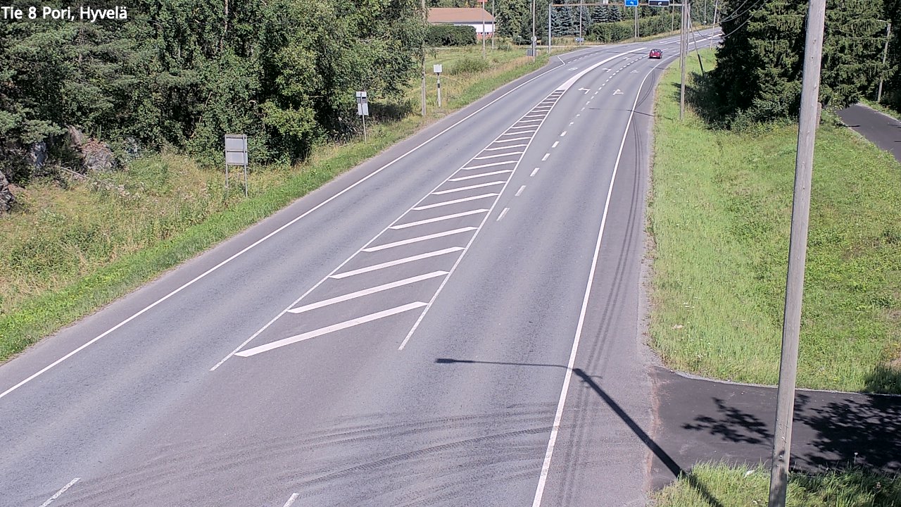 Kelikamerat Kuva Tie 8 Pori, Hyvelä, Pori, Satakunta