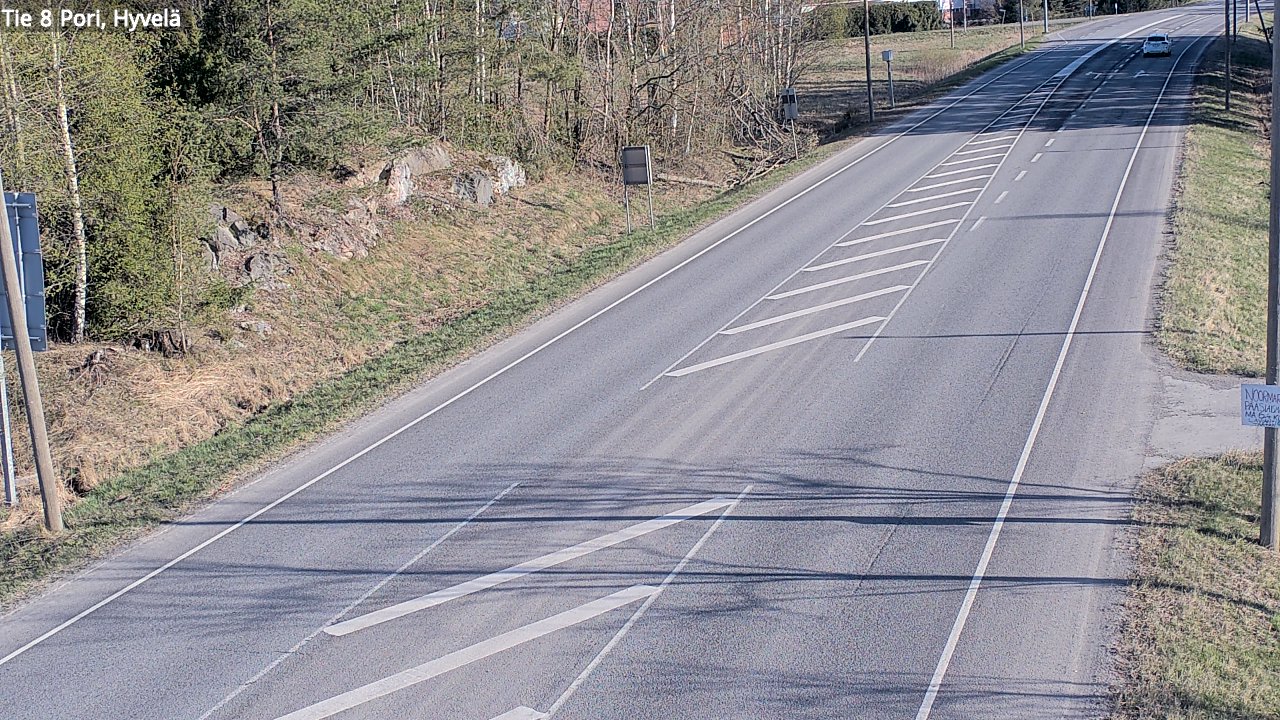 Kelikamerat Kuva Tie 8 Pori, Hyvelä, Pori, Satakunta