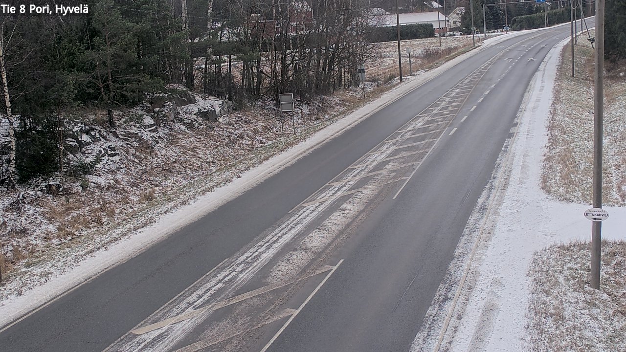 Kelikamerat Kuva Tie 8 Pori, Hyvelä, Pori, Satakunta