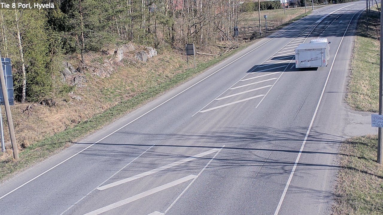 Kelikamerat Kuva Tie 8 Pori, Hyvelä, Pori, Satakunta