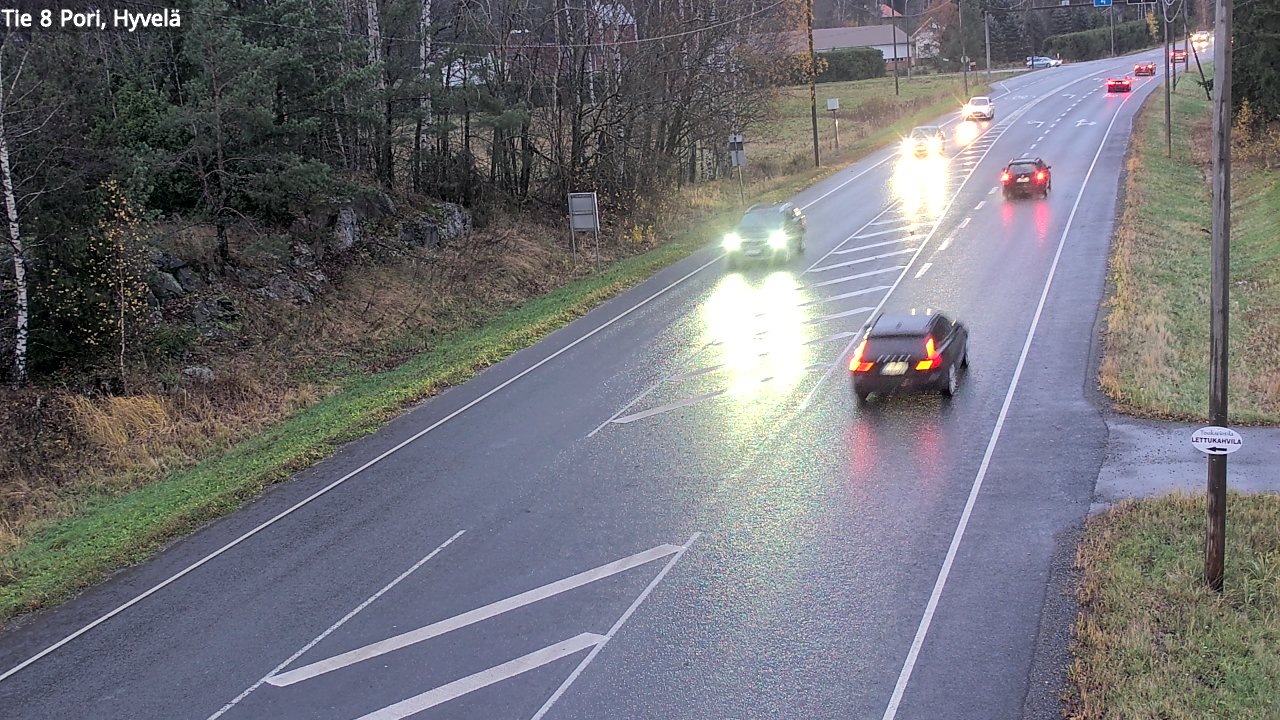 Kelikamerat Kuva Tie 8 Pori, Hyvelä, Pori, Satakunta