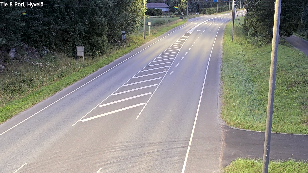 Kelikamerat Kuva Tie 8 Pori, Hyvelä, Pori, Satakunta