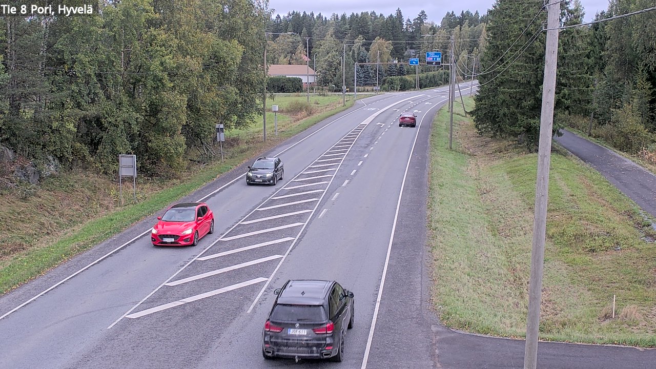 Kelikamerat Kuva Tie 8 Pori, Hyvelä, Pori, Satakunta