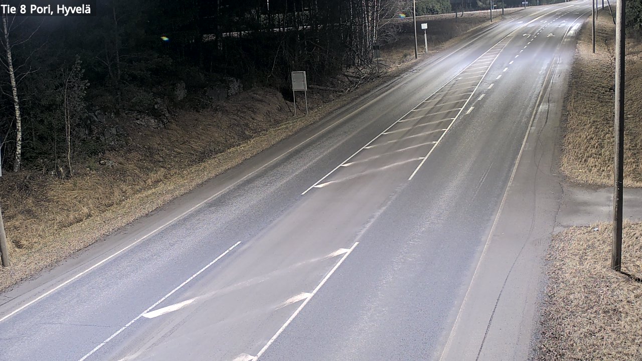 Kelikamerat Kuva Tie 8 Pori, Hyvelä, Pori, Satakunta