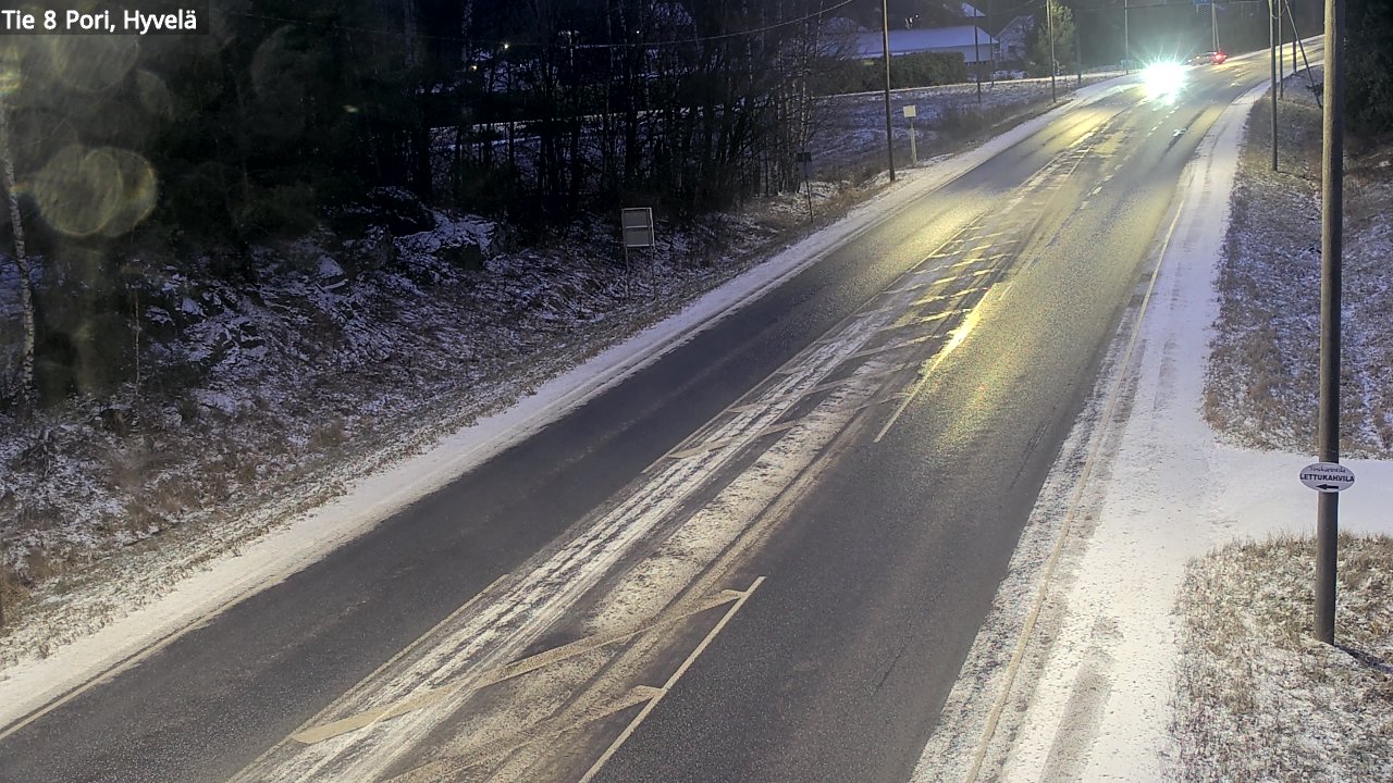 Kelikamerat Kuva Tie 8 Pori, Hyvelä, Pori, Satakunta