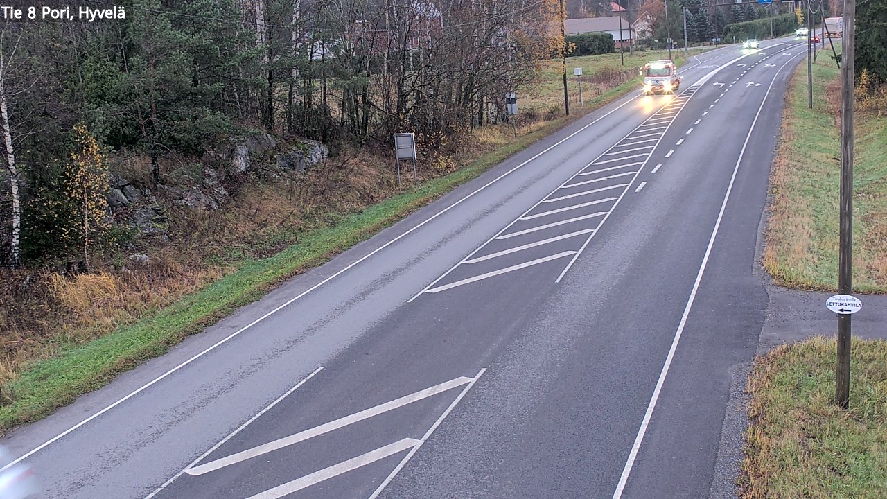 Kelikamerat Kuva Tie 8 Pori, Hyvelä, Pori, Satakunta