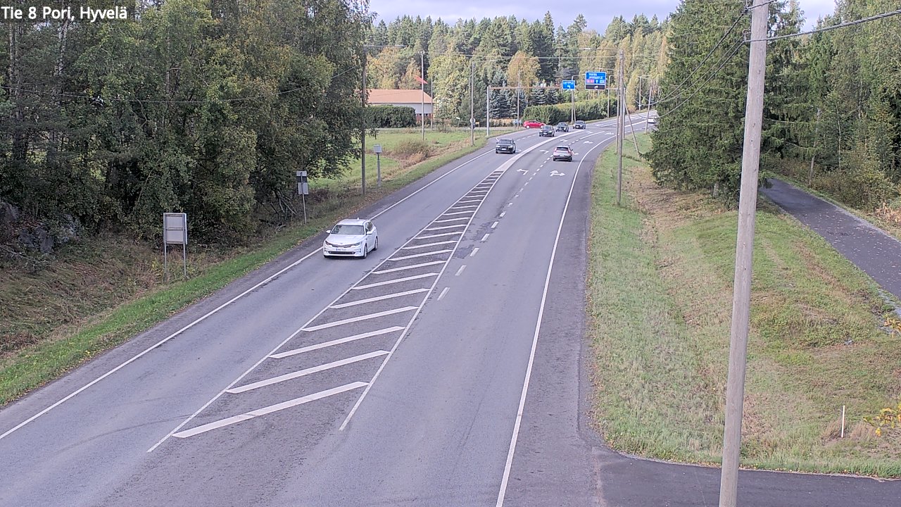 Kelikamerat Kuva Tie 8 Pori, Hyvelä, Pori, Satakunta