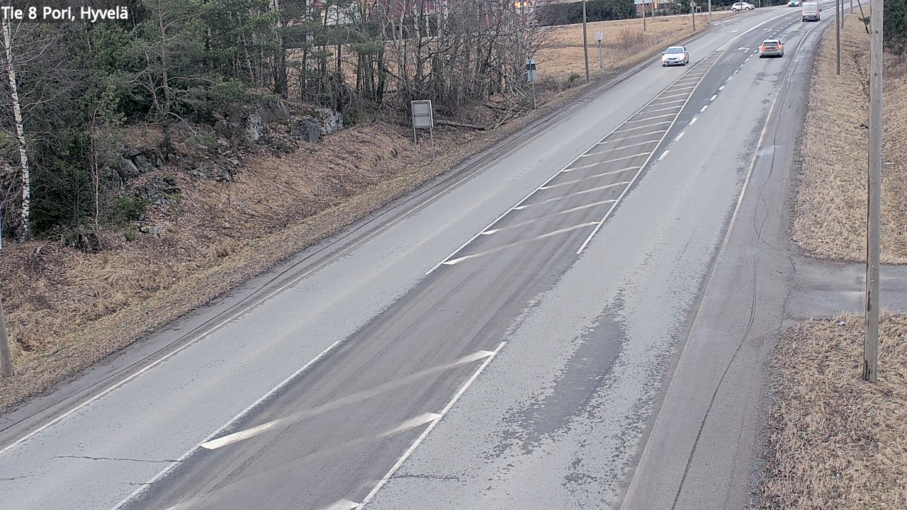 Kelikamerat Kuva Tie 8 Pori, Hyvelä, Pori, Satakunta