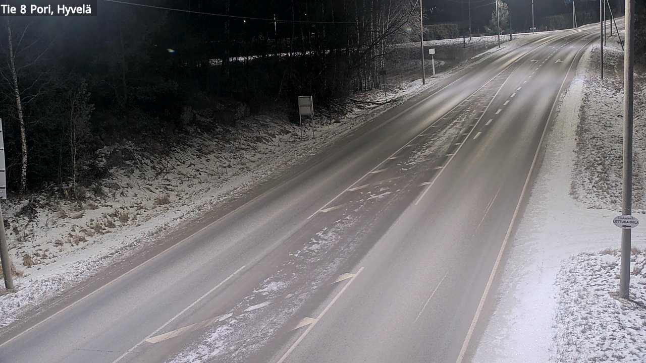 Kelikamerat Kuva Tie 8 Pori, Hyvelä, Pori, Satakunta