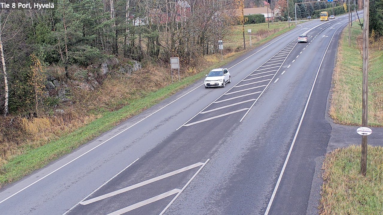 Kelikamerat Kuva Tie 8 Pori, Hyvelä, Pori, Satakunta