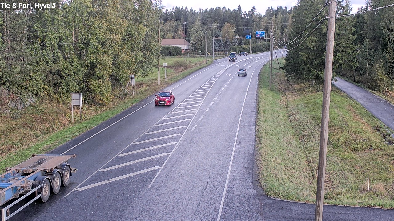 Kelikamerat Kuva Tie 8 Pori, Hyvelä, Pori, Satakunta