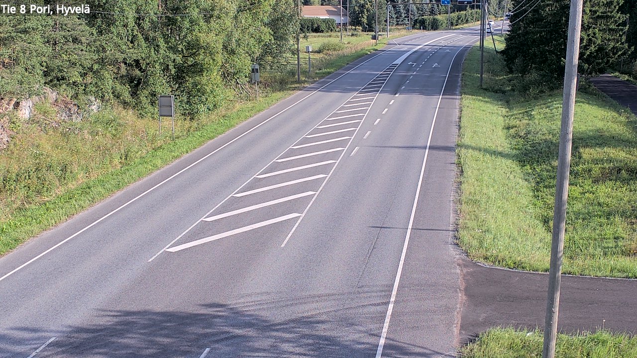 Kelikamerat Kuva Tie 8 Pori, Hyvelä, Pori, Satakunta
