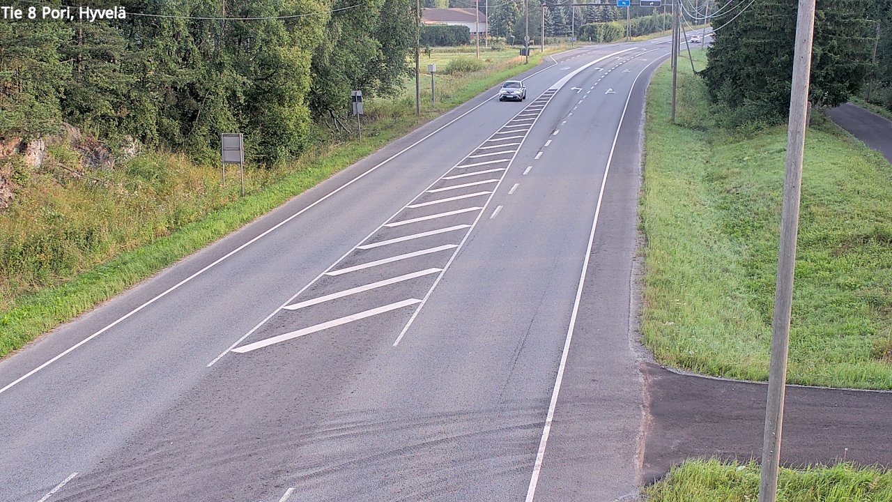 Kelikamerat Kuva Tie 8 Pori, Hyvelä, Pori, Satakunta