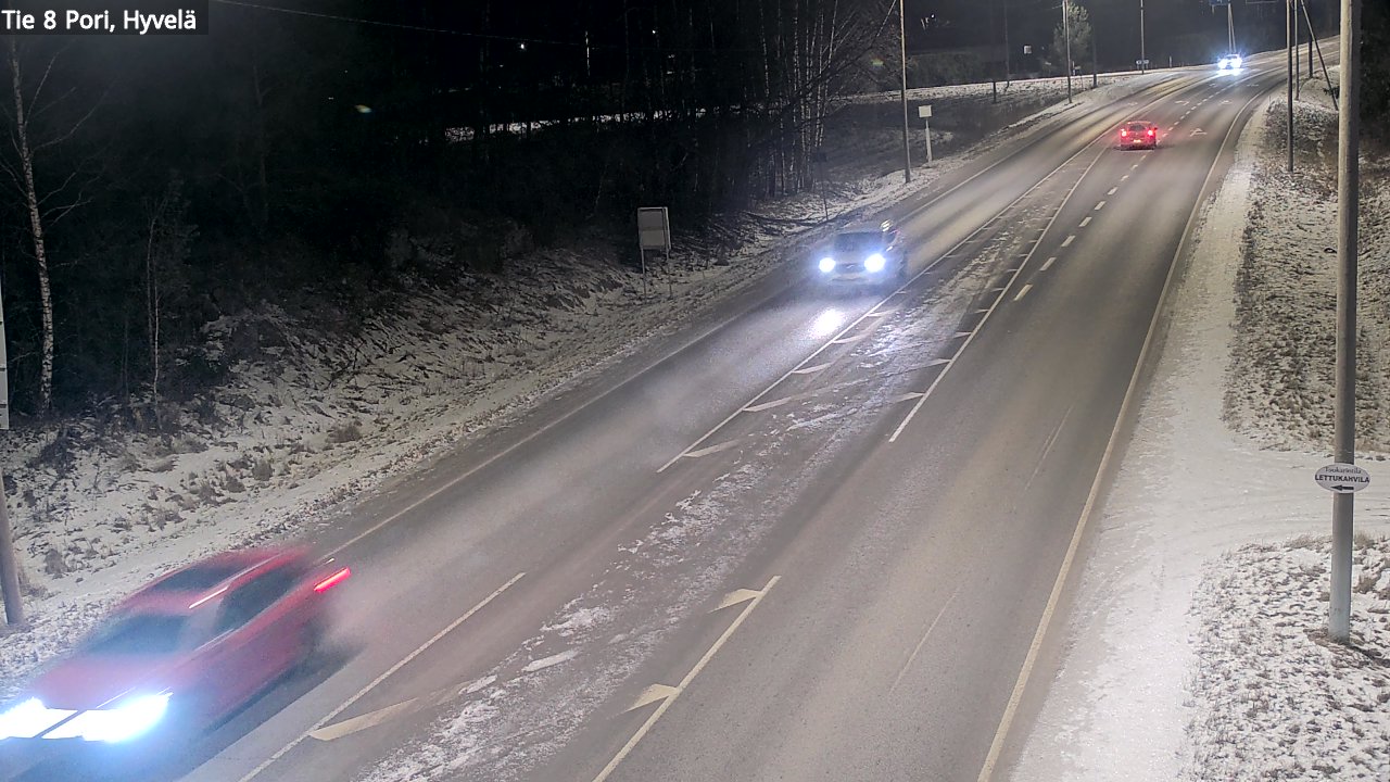 Kelikamerat Kuva Tie 8 Pori, Hyvelä, Pori, Satakunta