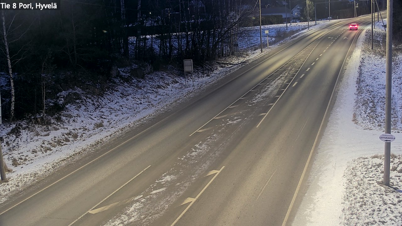 Kelikamerat Kuva Tie 8 Pori, Hyvelä, Pori, Satakunta