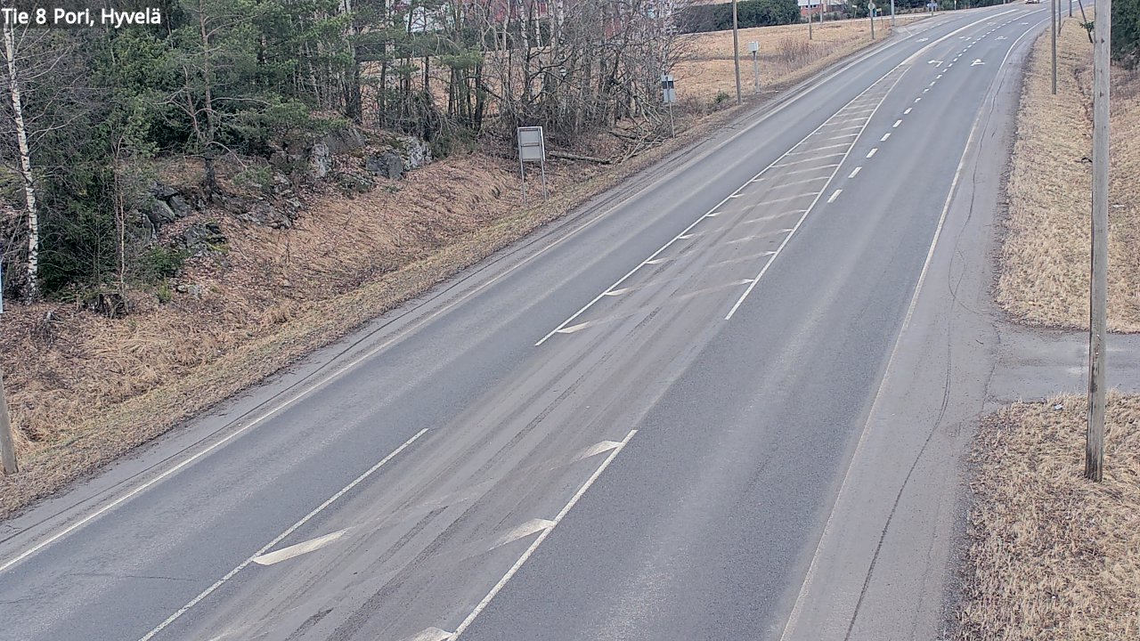 Kelikamerat Kuva Tie 8 Pori, Hyvelä, Pori, Satakunta