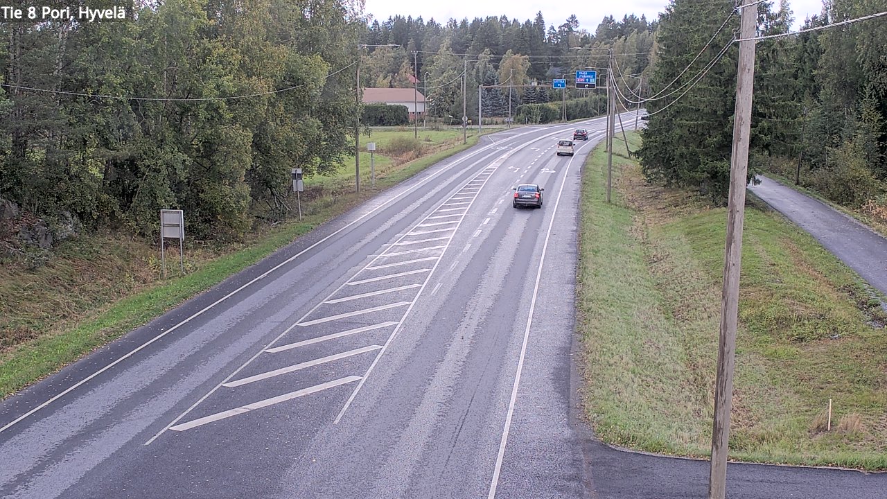 Kelikamerat Kuva Tie 8 Pori, Hyvelä, Pori, Satakunta