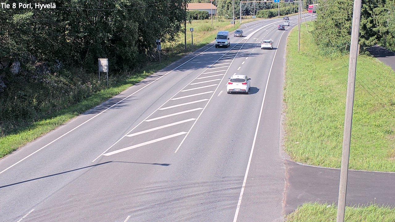 Kelikamerat Kuva Tie 8 Pori, Hyvelä, Pori, Satakunta